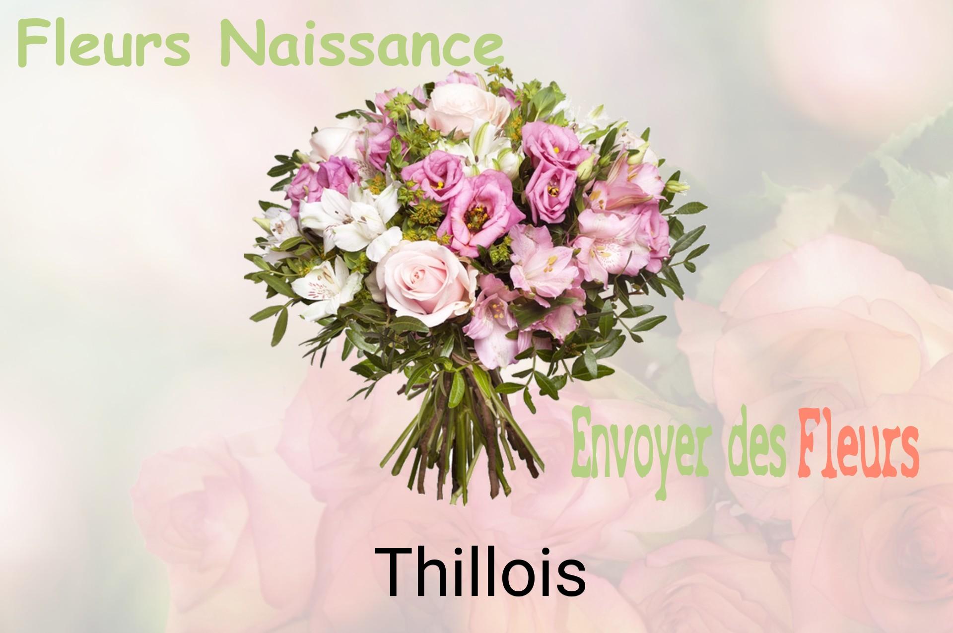 Bouquet de fleurs de naissance livré à Thillois